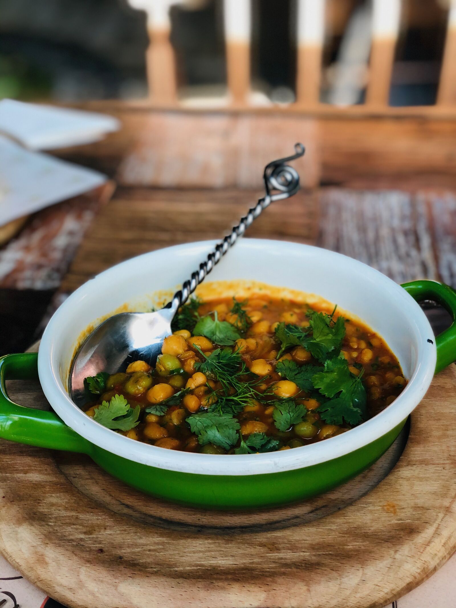 iPhone X back dual camera 6mm f/2.4 sample photo. Vegan, soup, eat photography