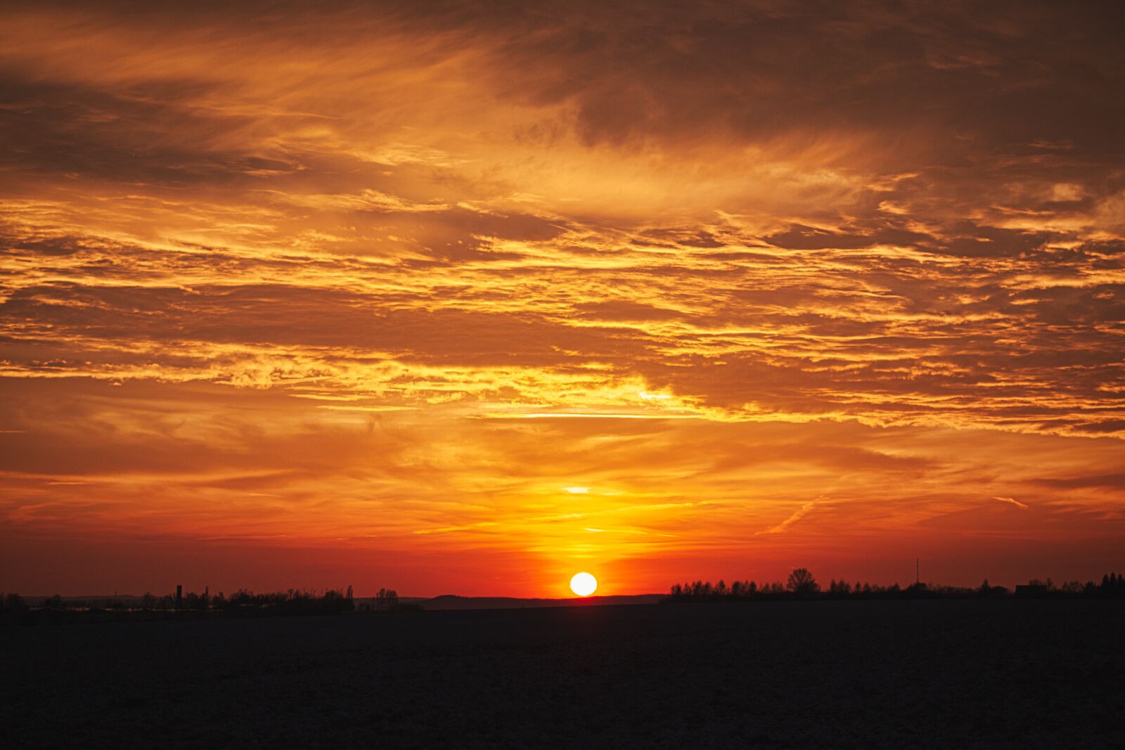 Canon EOS 70D sample photo. Sunset, landscape, evening sun photography