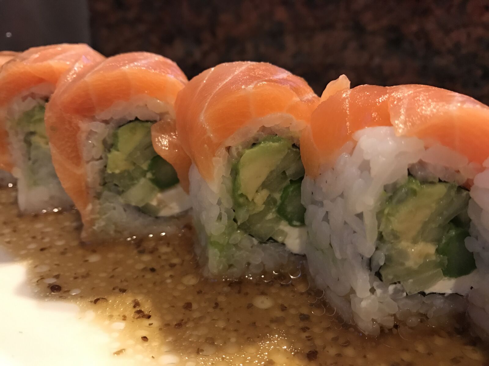 Apple iPhone 7 sample photo. Sushi, roll, japanese photography