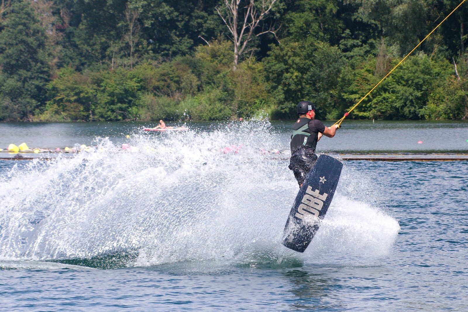 Pentax K-x sample photo. Athletes, water, wet photography