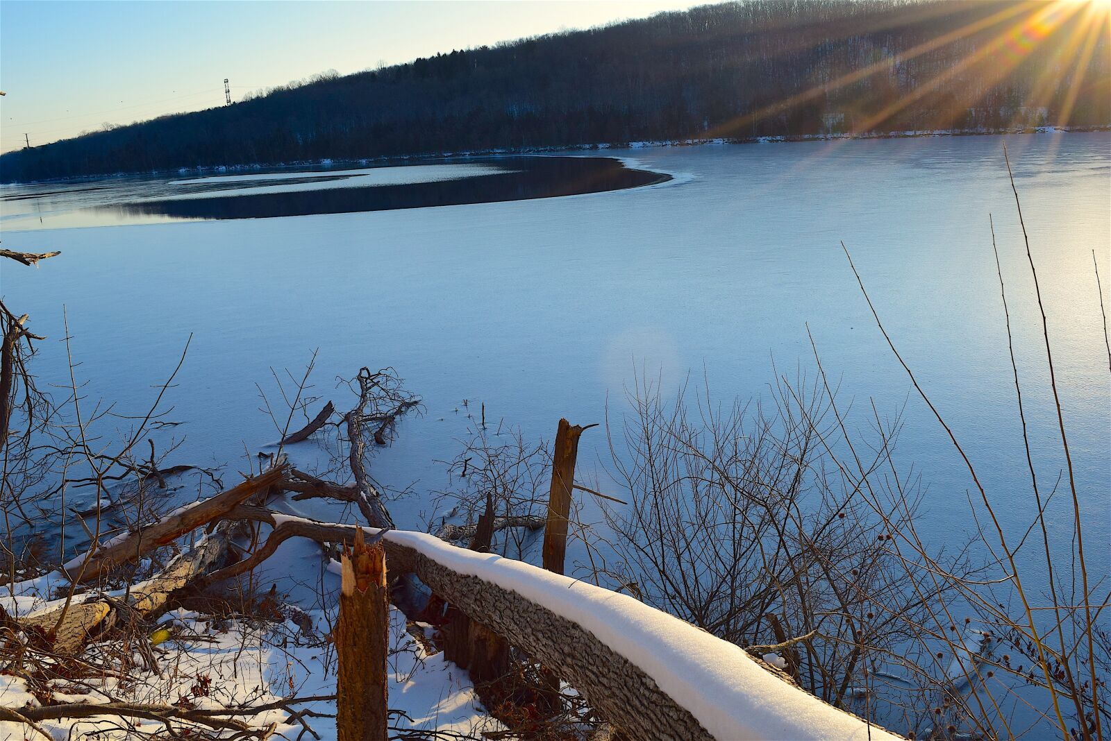 Nikon D3300 sample photo. Lake, frozen, water photography