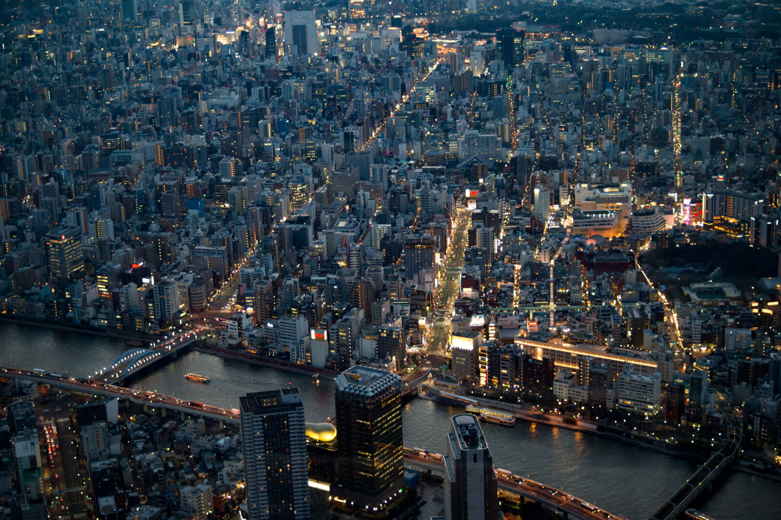 Nikon Df sample photo. City, cityscape, japan, nightscape photography