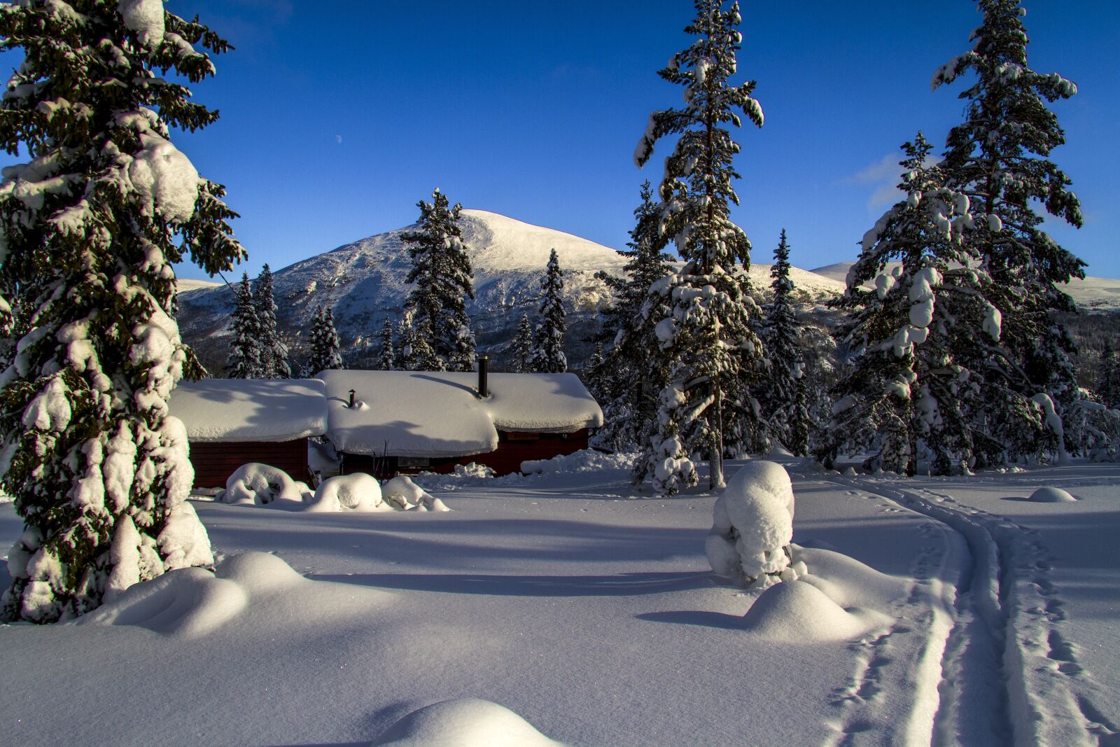 Canon EF-S 17-85mm F4-5.6 IS USM sample photo. Winter, snow, storkletten photography