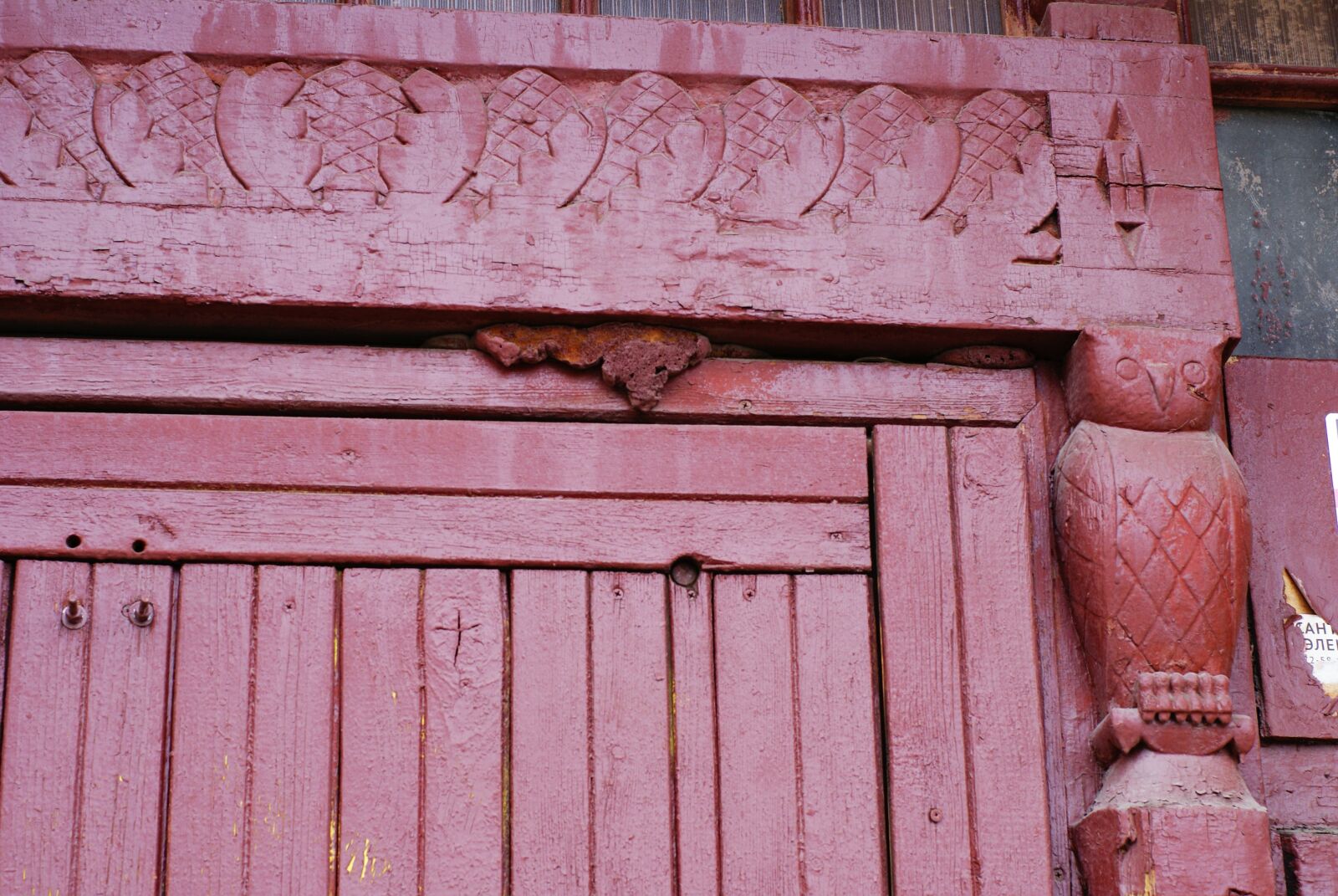 Sony Alpha DSLR-A200 sample photo. Door, tree, paint photography