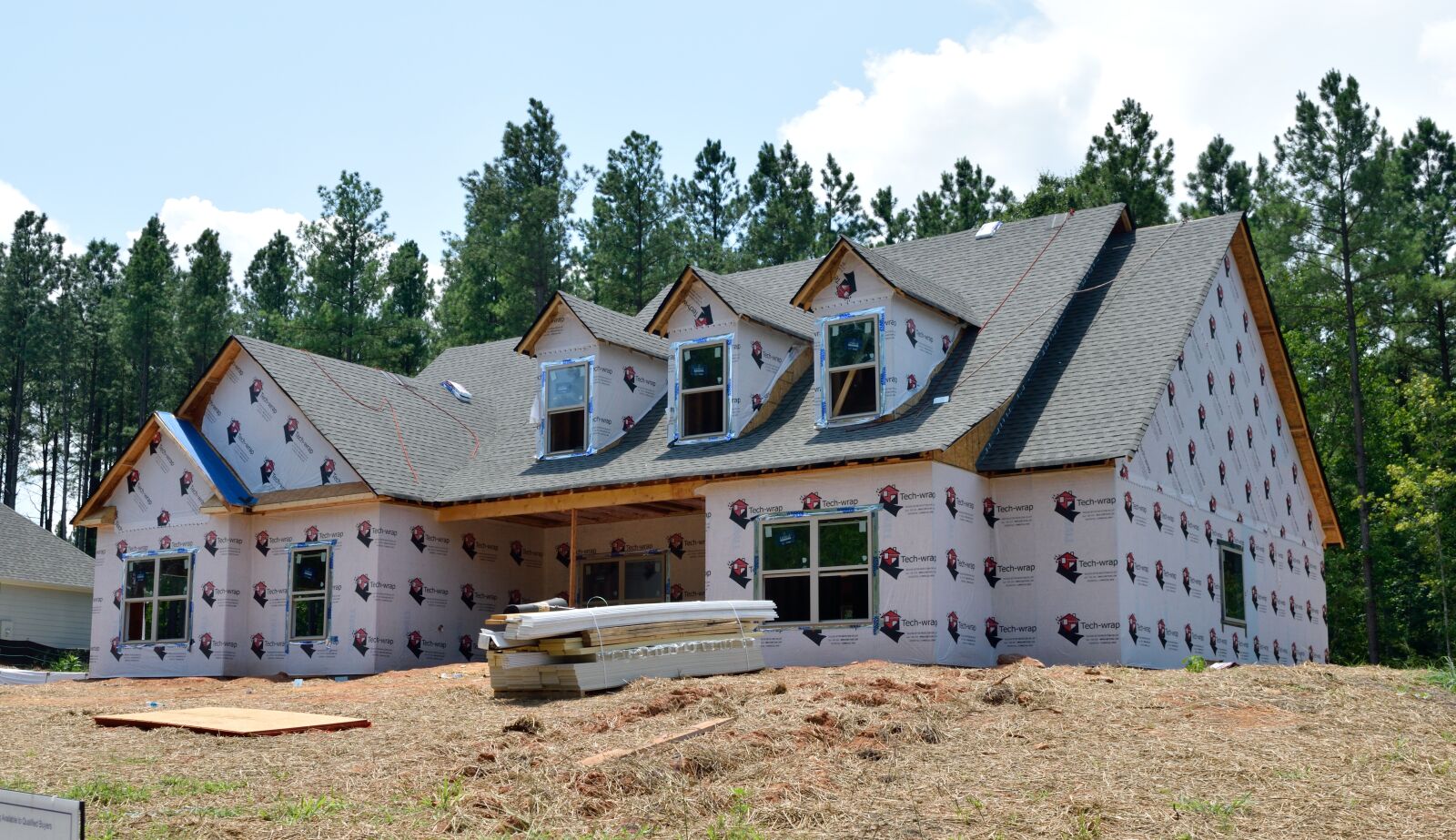 Nikon D3300 sample photo. New home, construction, wood photography