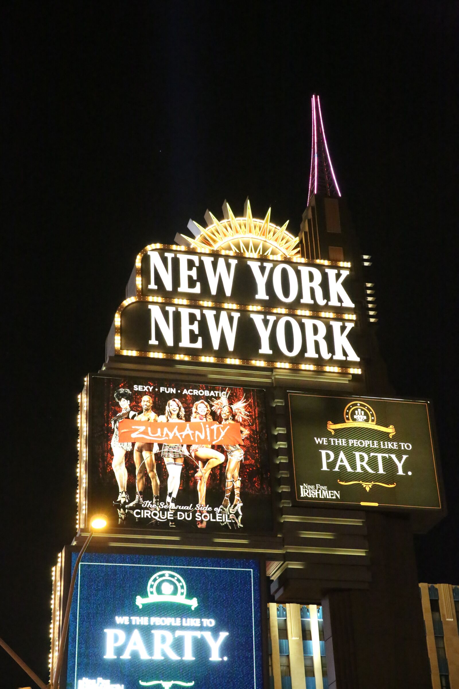 Canon EF 24-70mm F2.8L II USM sample photo. Las vegas, night view photography