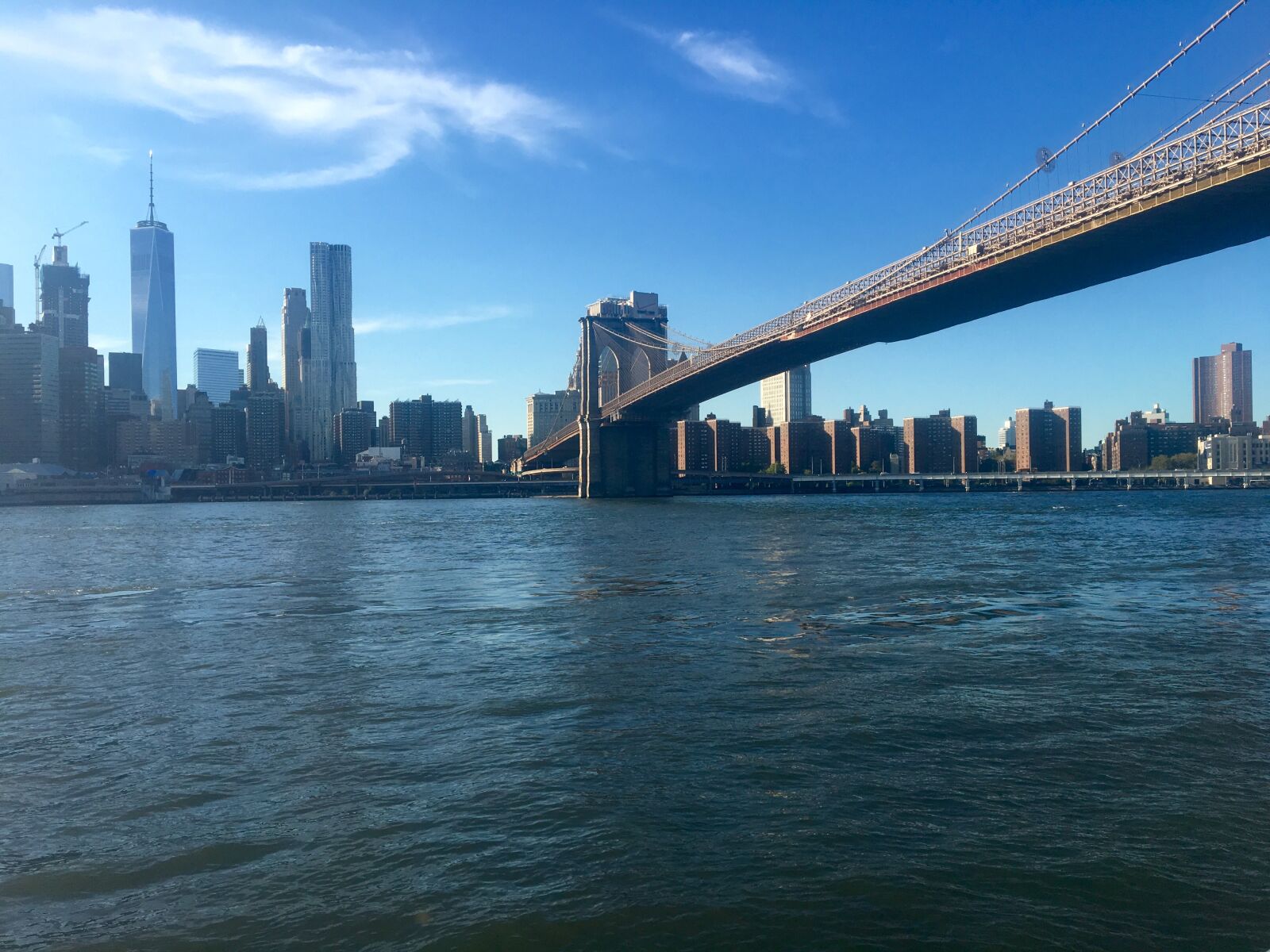 Apple iPhone 6s sample photo. Brooklyn bridge, bridge, air photography
