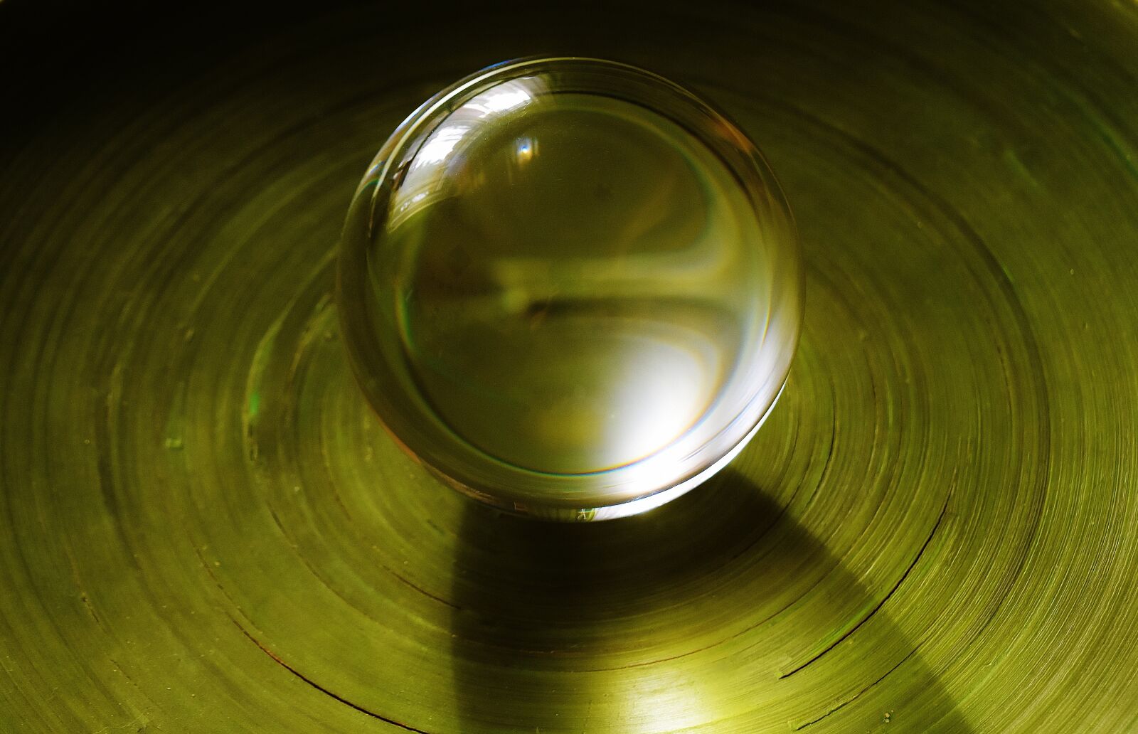 Nikon D7200 sample photo. Glass ball, green, transparent photography