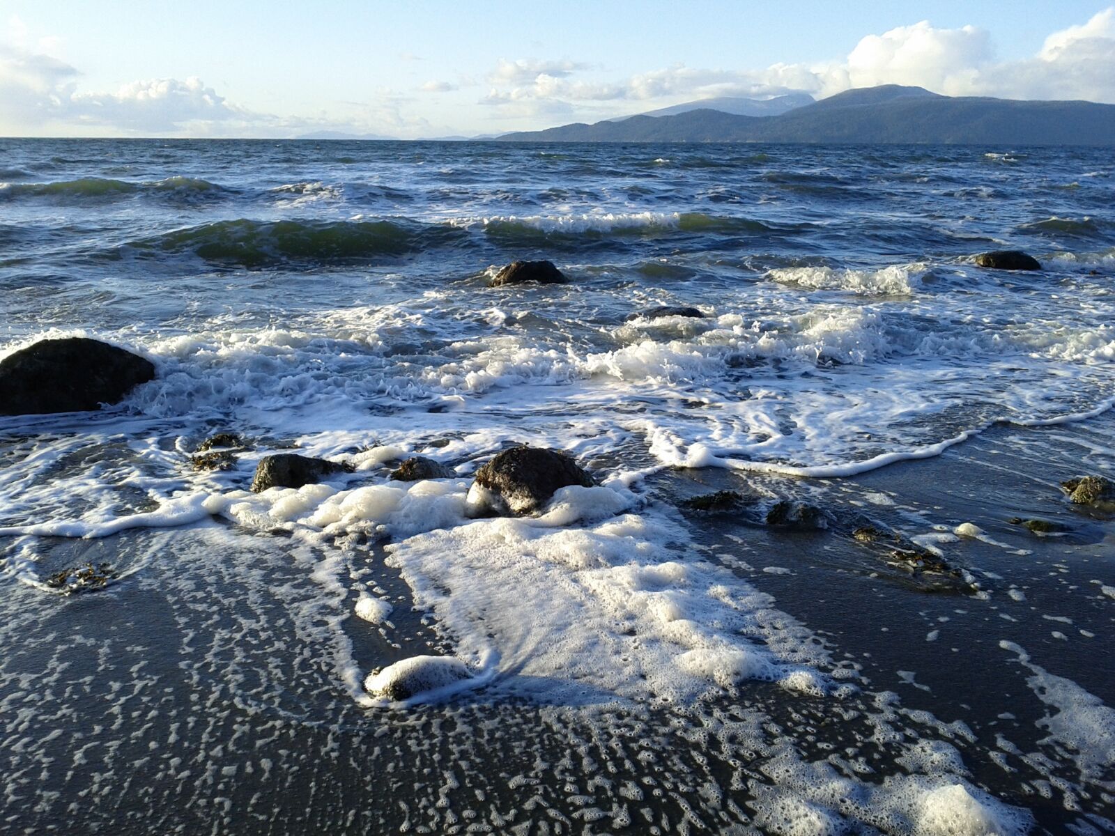 Google Nexus S sample photo. Ocean, waves, sea photography