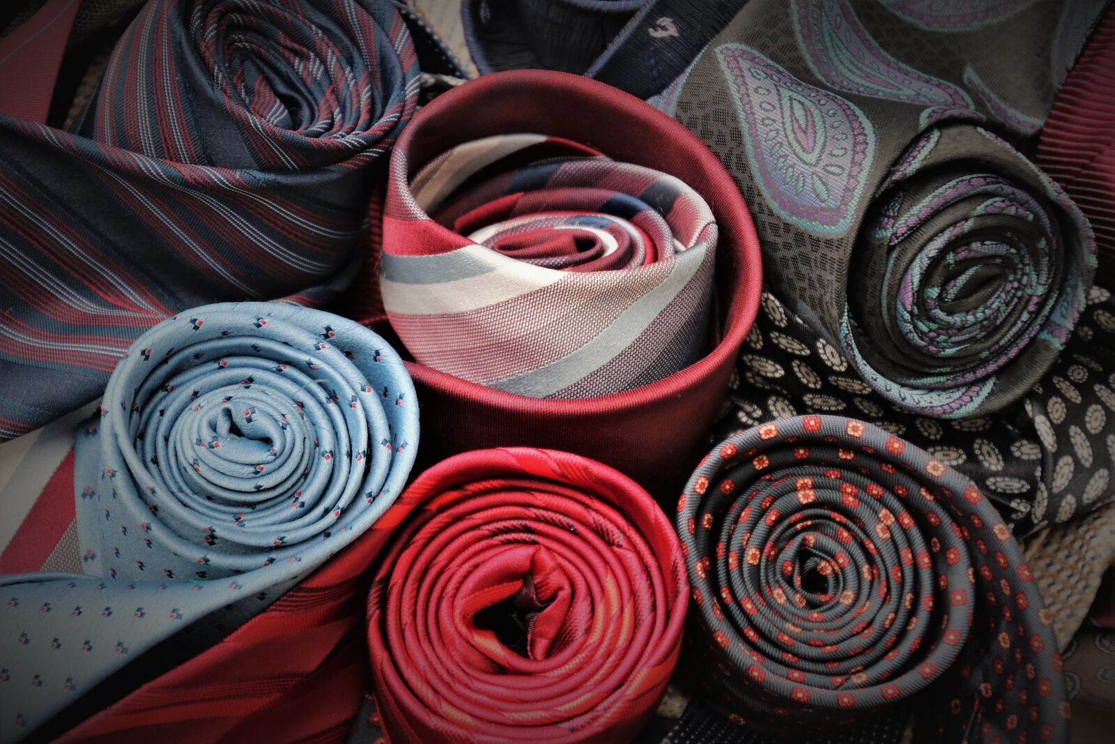 Canon EOS 80D sample photo. Ties, with a pattern photography