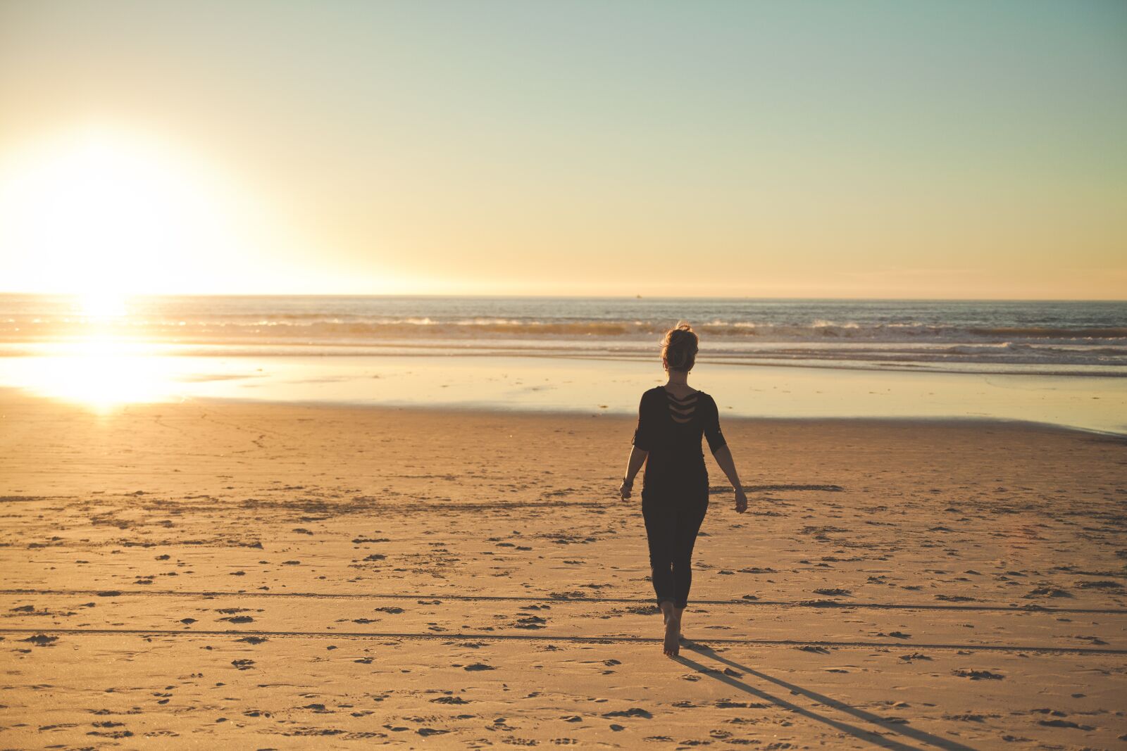 Canon EOS 5D Mark II sample photo. Sunset, beach, ocean photography
