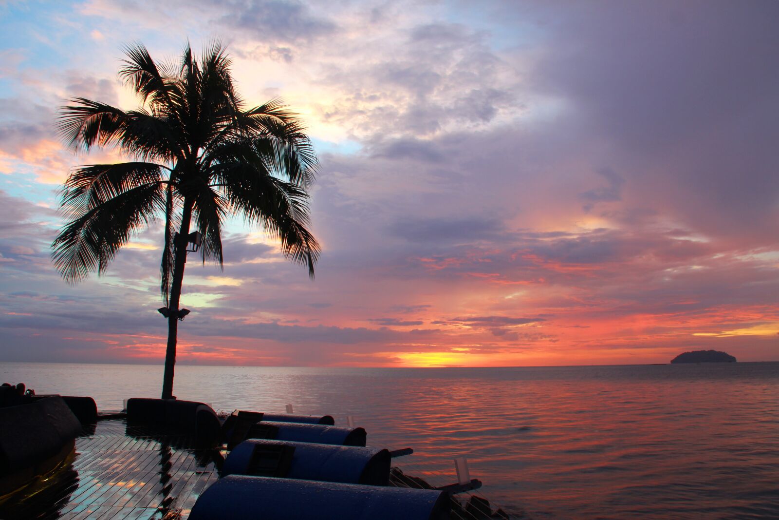 Canon EF-S 18-135mm F3.5-5.6 IS sample photo. Sunset, sea view photography