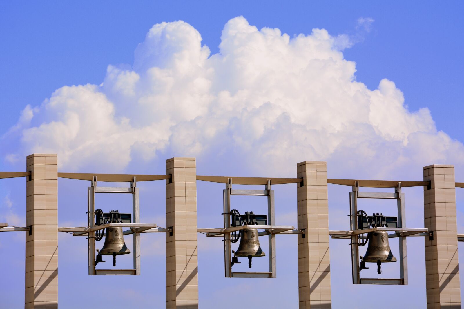 Nikon D7100 sample photo. Bells, clouds, series photography