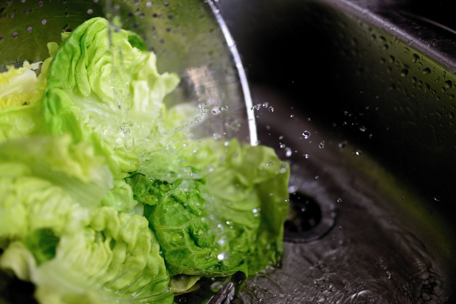 Nikon D610 sample photo. Salad, wash, water photography