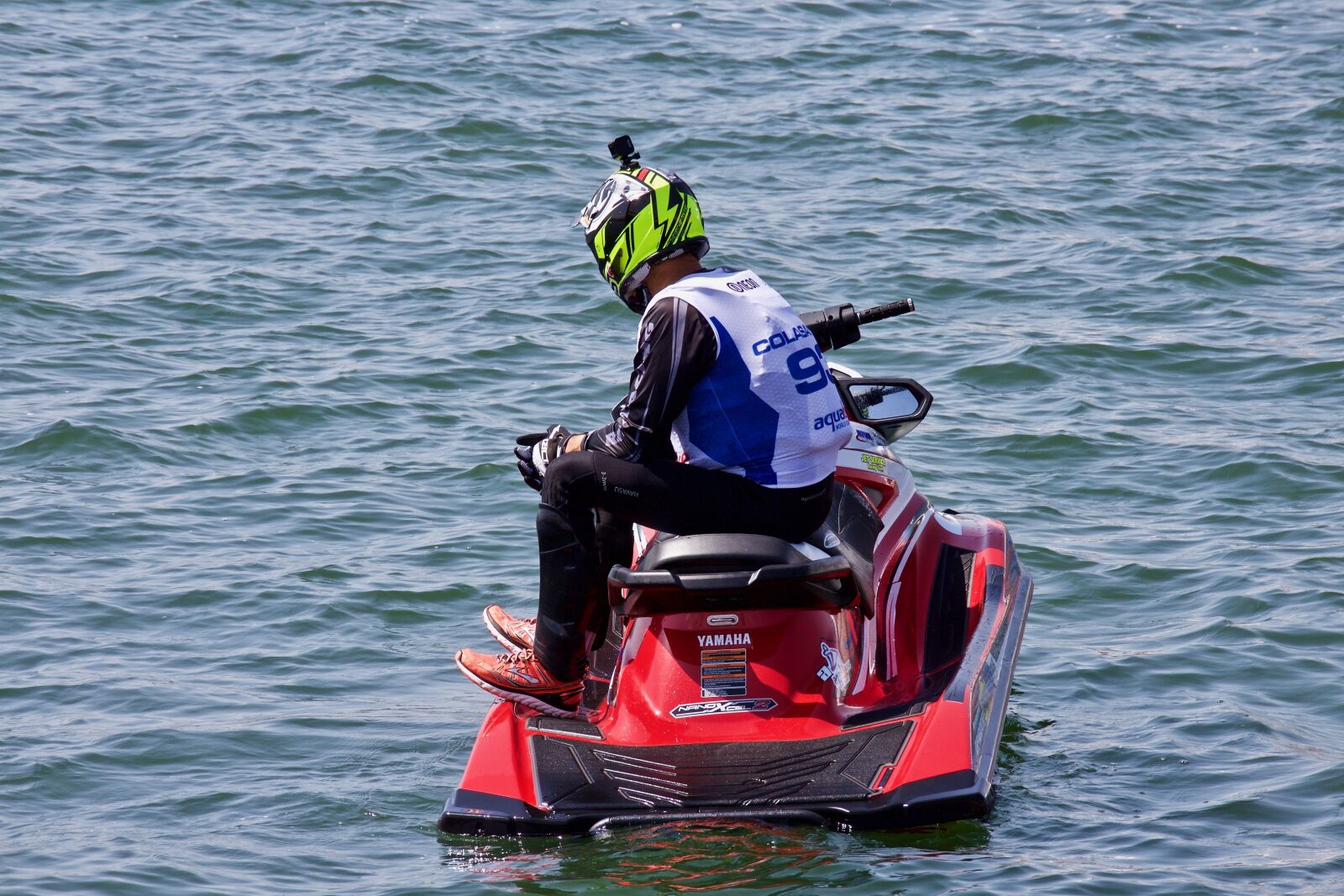 Canon EOS M sample photo. Water bike, sea, splash photography