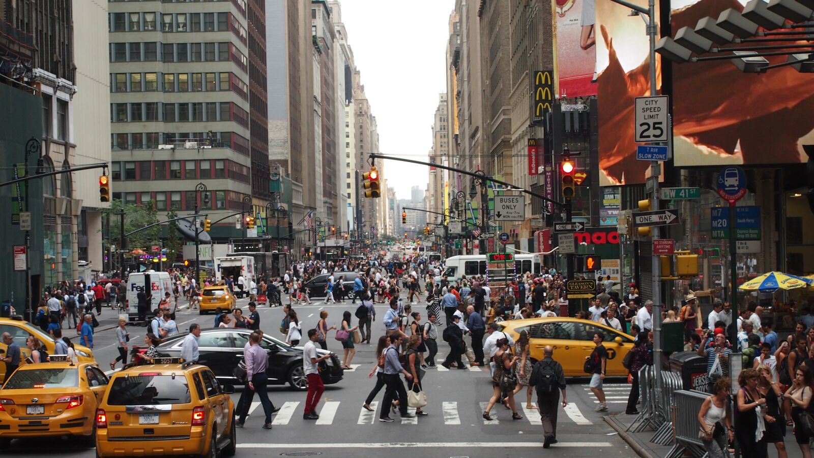 Olympus PEN E-PL3 sample photo. Jam, new york, taxi photography