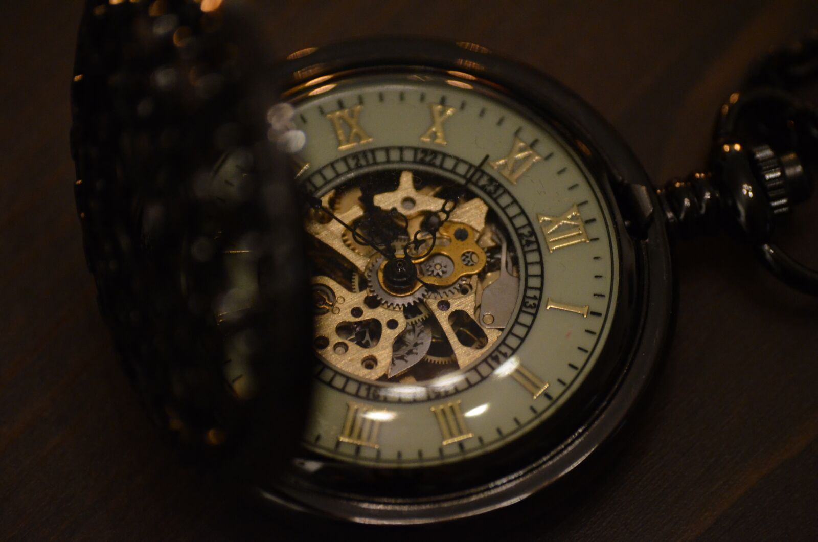 Nikon D5100 sample photo. Pocket watch, clock face photography