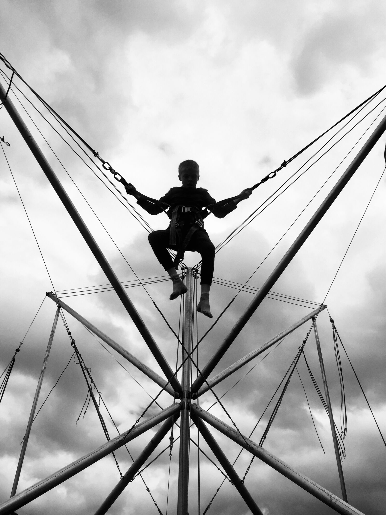 iPhone 6 back camera 4.15mm f/2.2 sample photo. Bungee, acrobat, harness photography