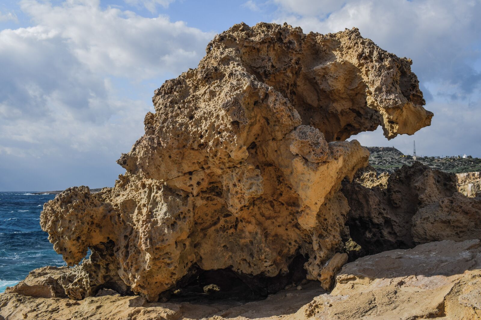 Nikon D3300 sample photo. Cyprus, cavo greko, rock photography