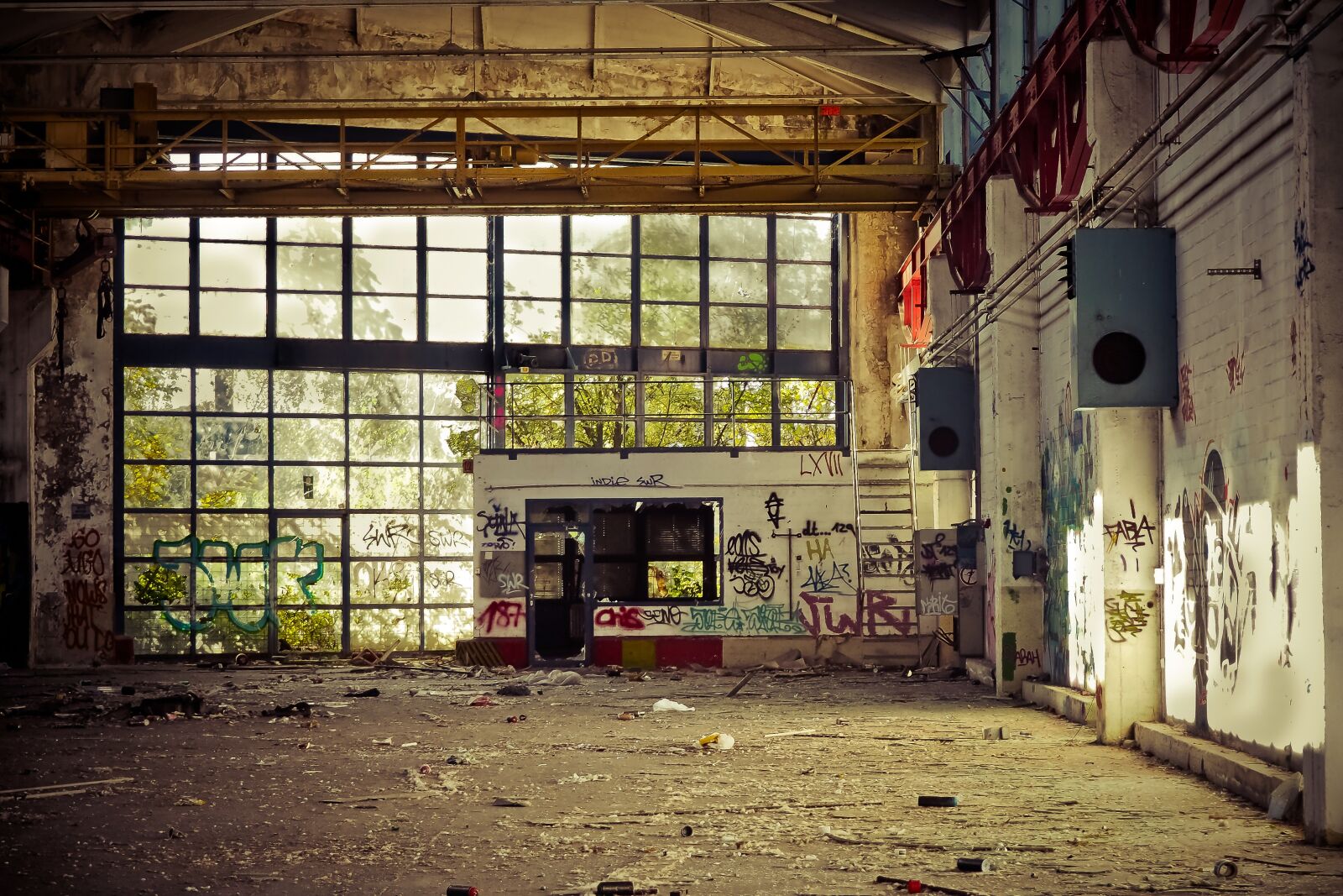 Olympus OM-D E-M10 sample photo. Lost places, factory, old photography