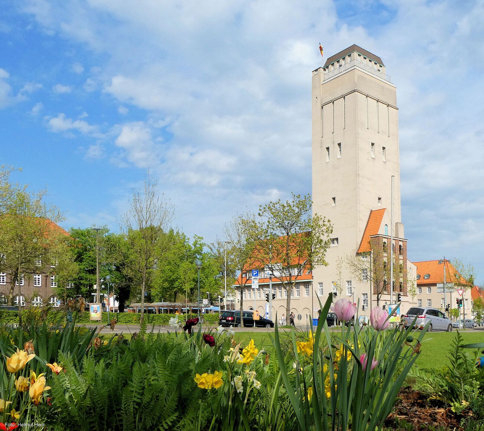 Panasonic DC-TZ91 sample photo. Delmenhorst, water tower, landmark photography
