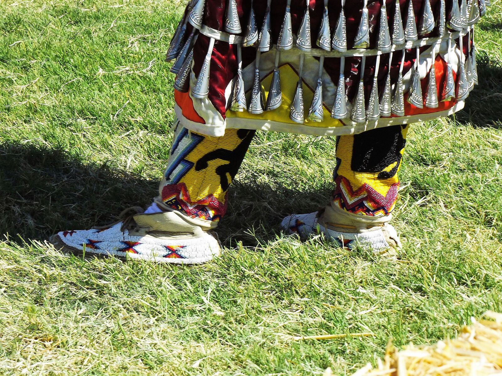 FujiFilm FinePix S2950 (FinePix S2990) sample photo. Beaded, moccasins, regalia photography