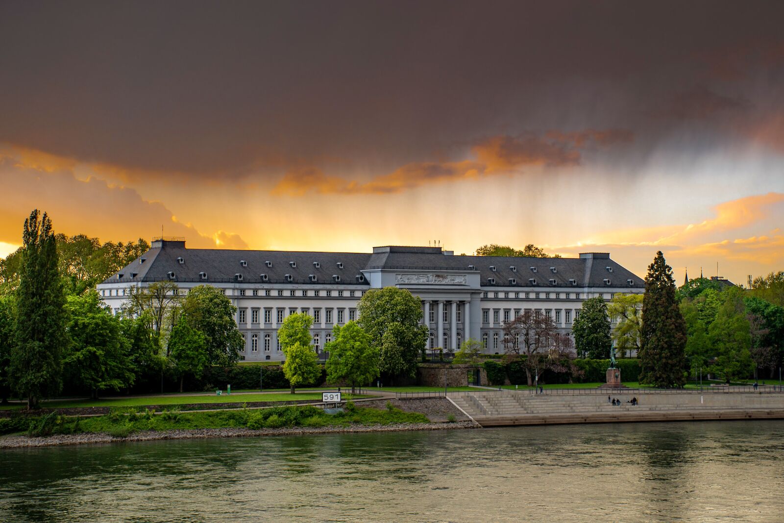 Nikon D7500 sample photo. Castle, rhine, clouds photography