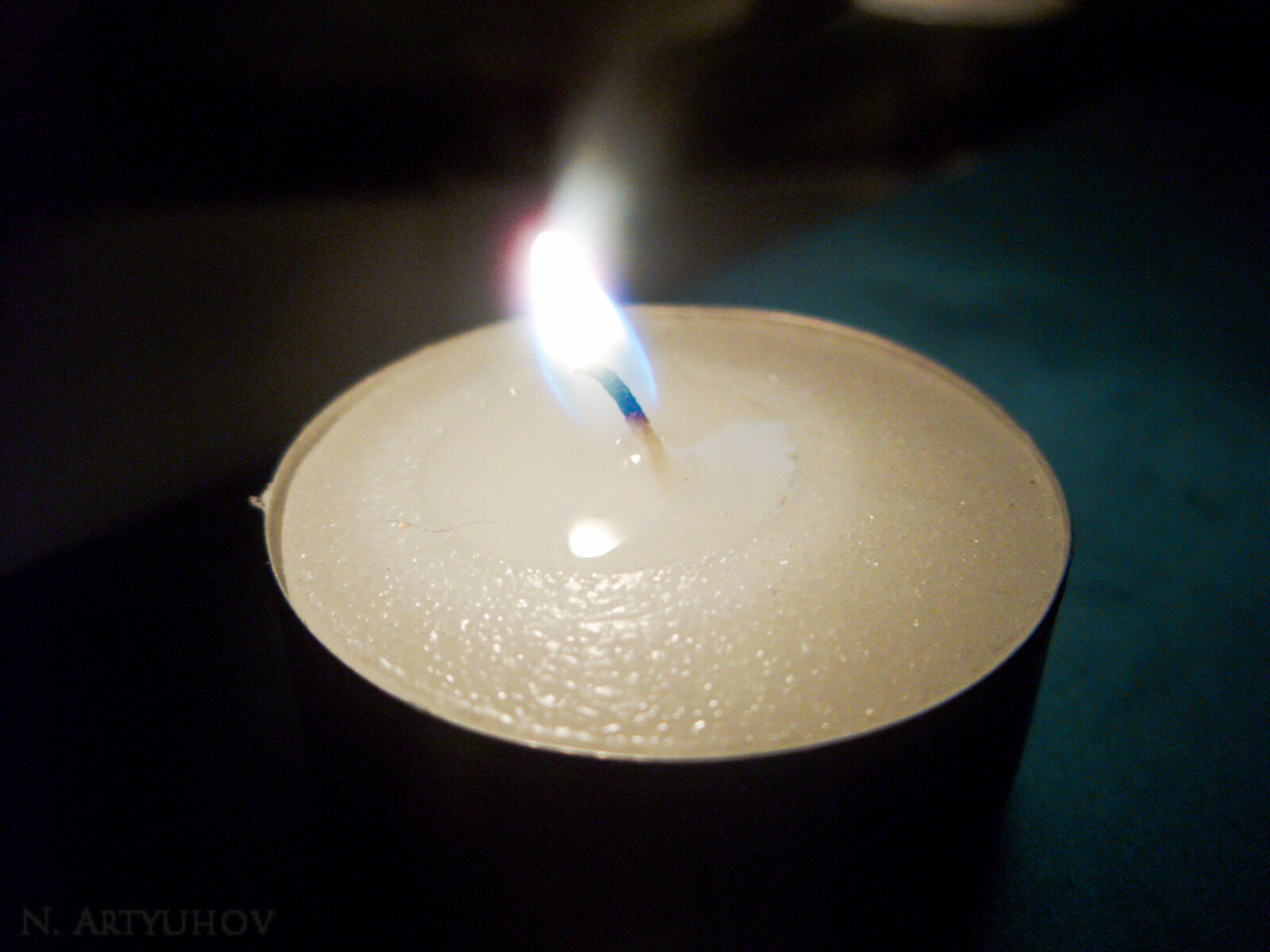 Samsung S1060 sample photo. Candle, fire, light photography