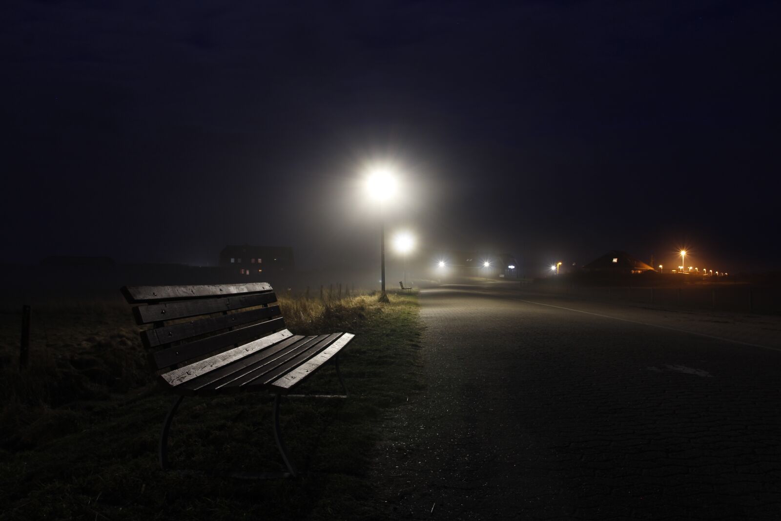 Canon EOS 1200D (EOS Rebel T5 / EOS Kiss X70 / EOS Hi) sample photo. Fog, dusk, lantern photography