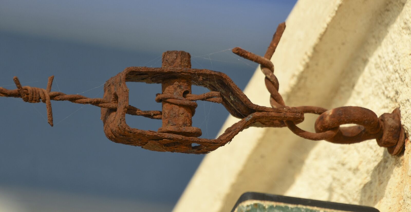 Nikon D7200 sample photo. Oxide, wire, fence photography