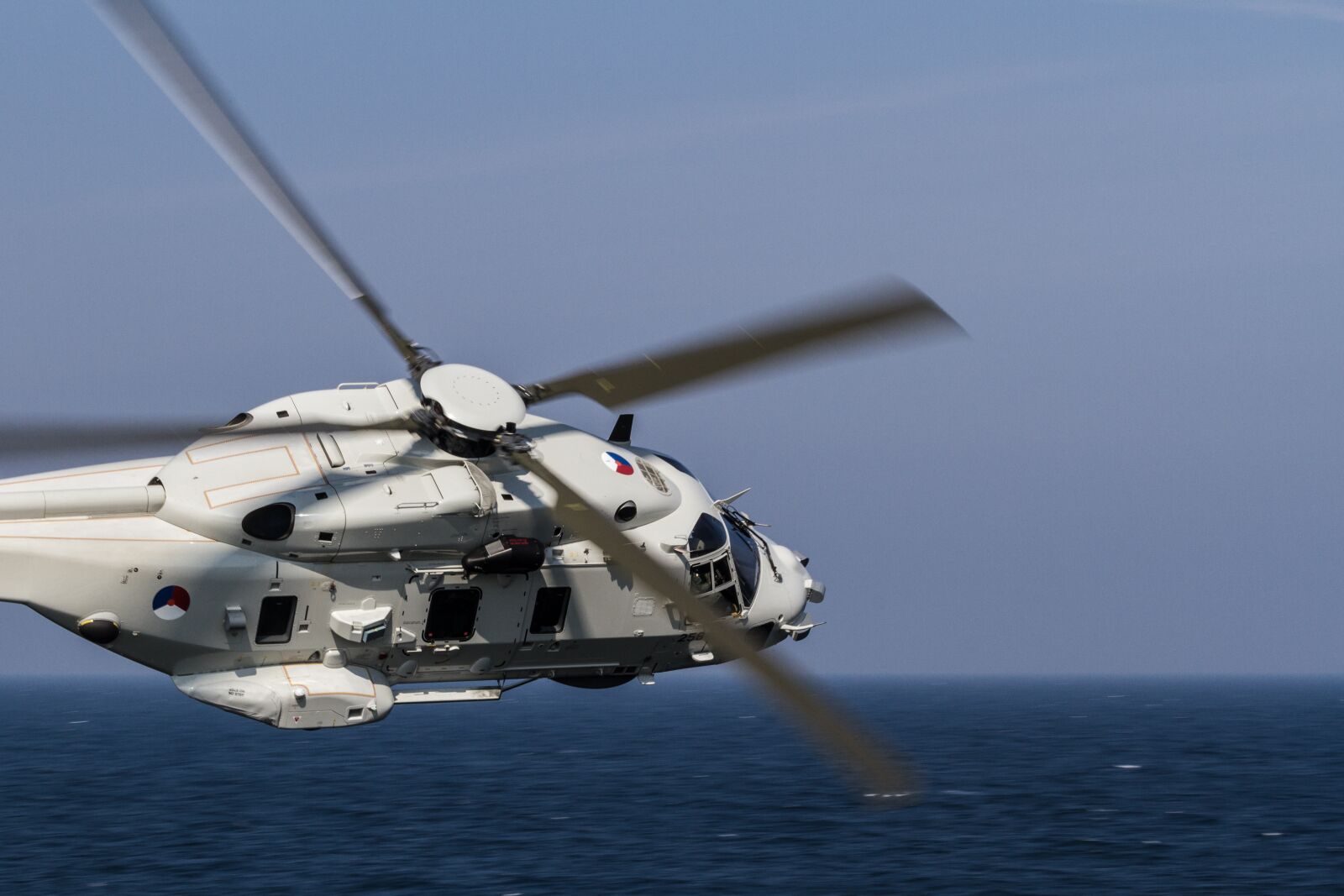 Canon EOS 7D + Canon EF 70-200mm F4L IS USM sample photo. Nh-90, marine, helicopter photography