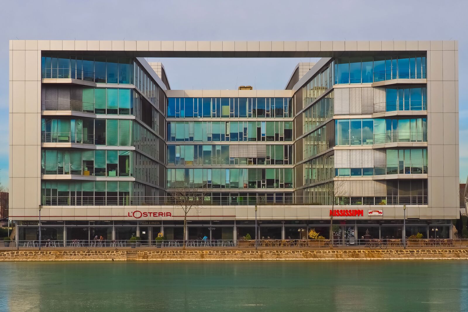 Olympus OM-D E-M10 sample photo. Architecture, glass, modern photography