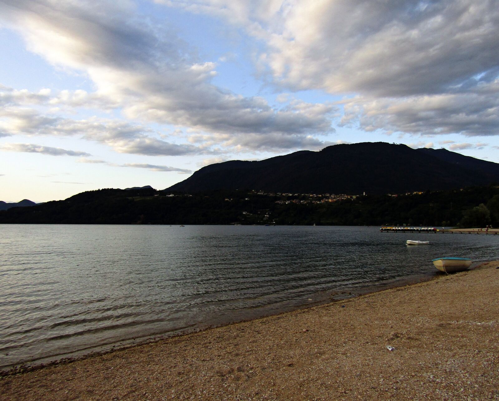 Canon PowerShot SX410 IS sample photo. Caldonazzo, lake, sunset photography