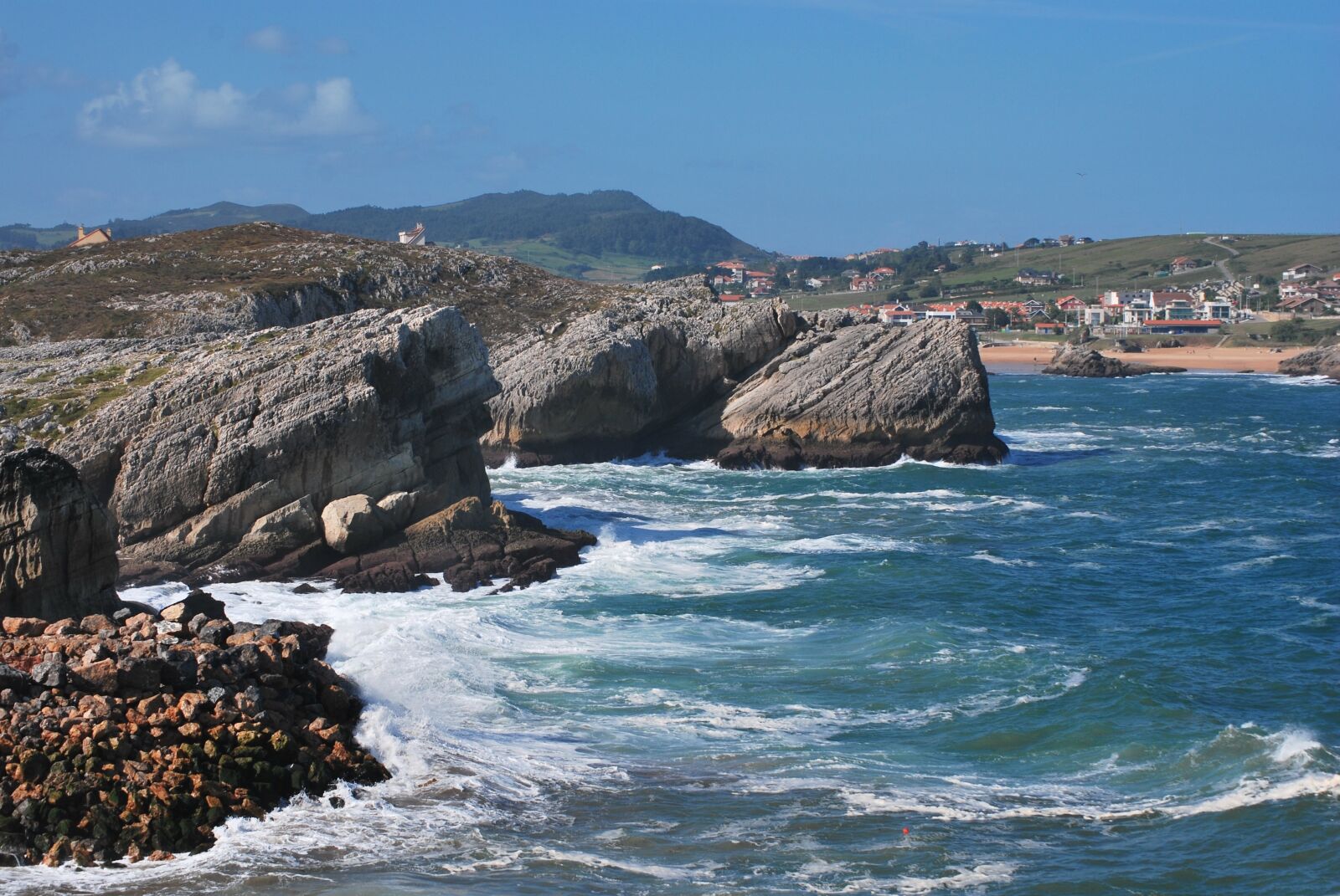 Nikon D60 sample photo. Cantabria, virgin sea, september photography