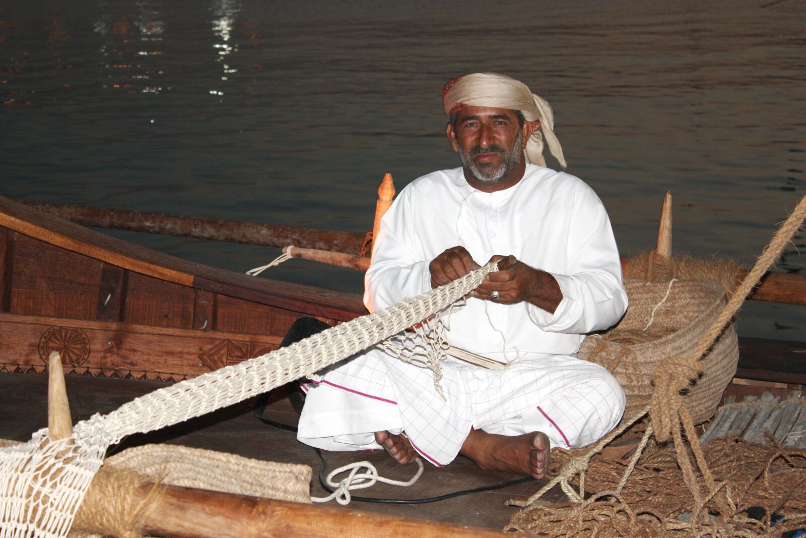 Canon EOS 450D (EOS Rebel XSi / EOS Kiss X2) sample photo. Dhow, doha, nets photography