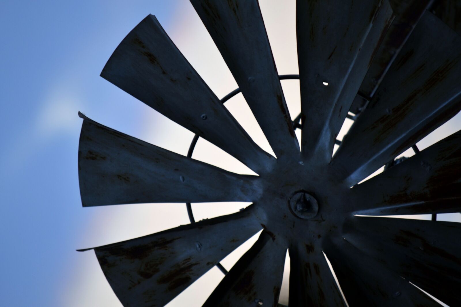 Nikon D3100 sample photo. Farm, windmill, countryside photography