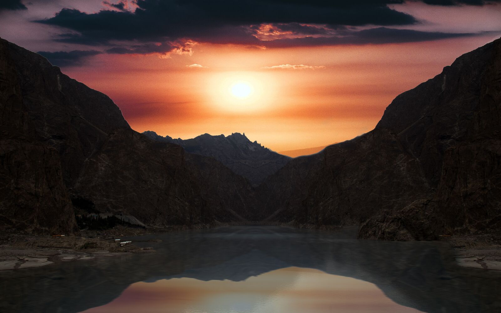 Canon EOS 6D + Canon EF 24-105mm F4L IS USM sample photo. Mountains, reflection, sunset photography