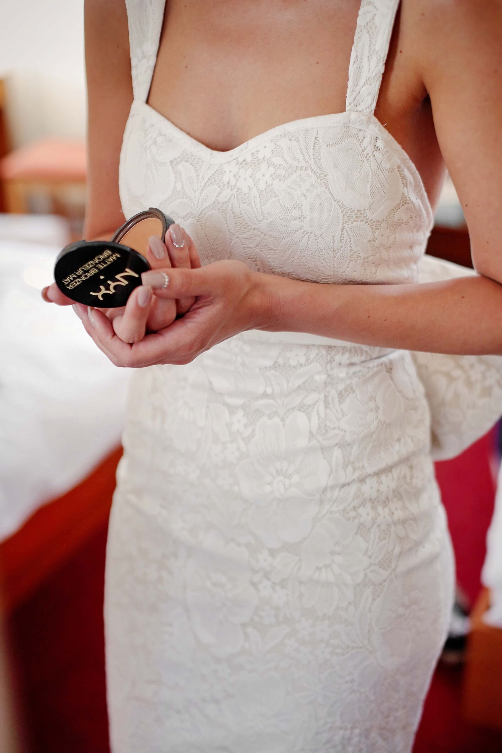 Canon EF 50mm F1.4 USM sample photo. Wedding dress, bride, makeup photography