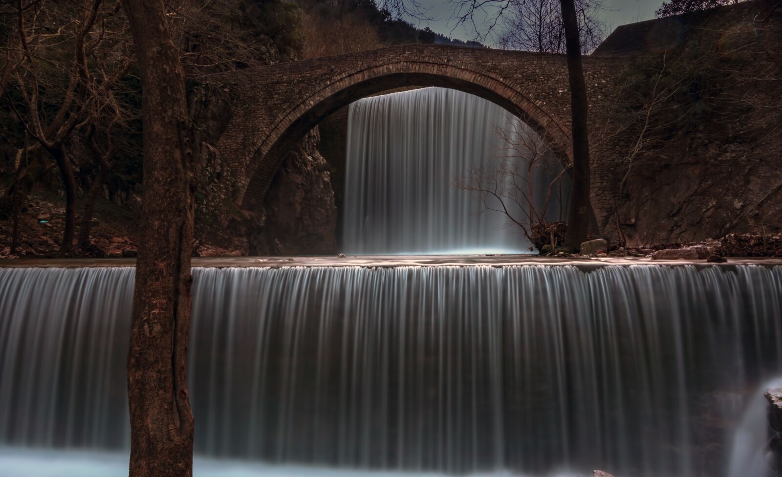 Nikon D5300 + Tokina AT-X Pro 11-16mm F2.8 DX II sample photo. Waterfall, river, bridge photography