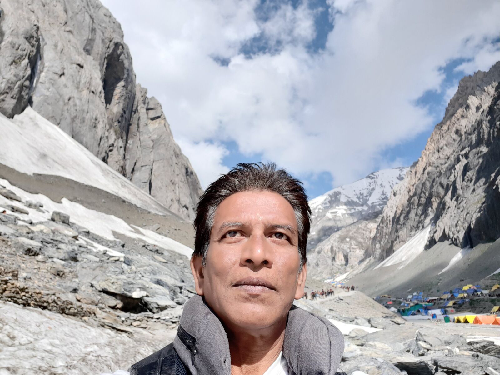 Samsung Galaxy A50 sample photo. India map, amarnath, himalaya photography