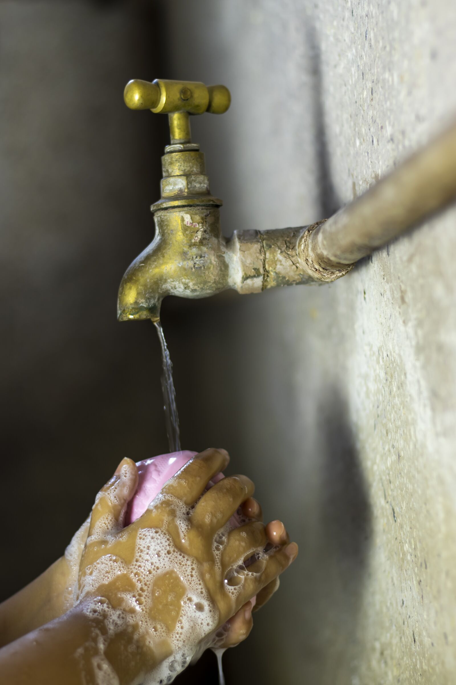 Canon EOS 250D (EOS Rebel SL3 / EOS Kiss X10 / EOS 200D II) sample photo. Hands, washing, wash photography