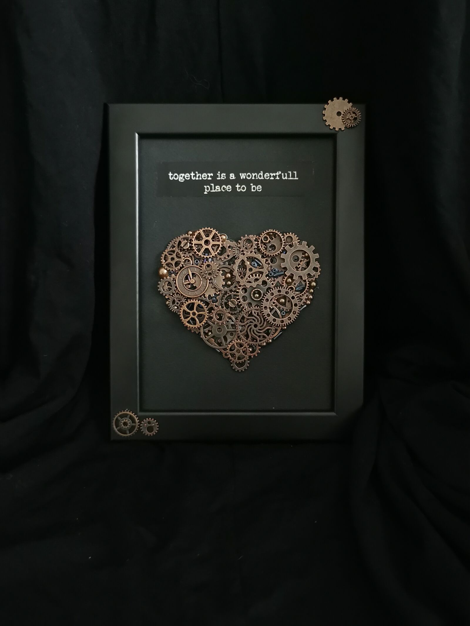 HUAWEI P30 Pro sample photo. Steampunk, heart, handmade photography