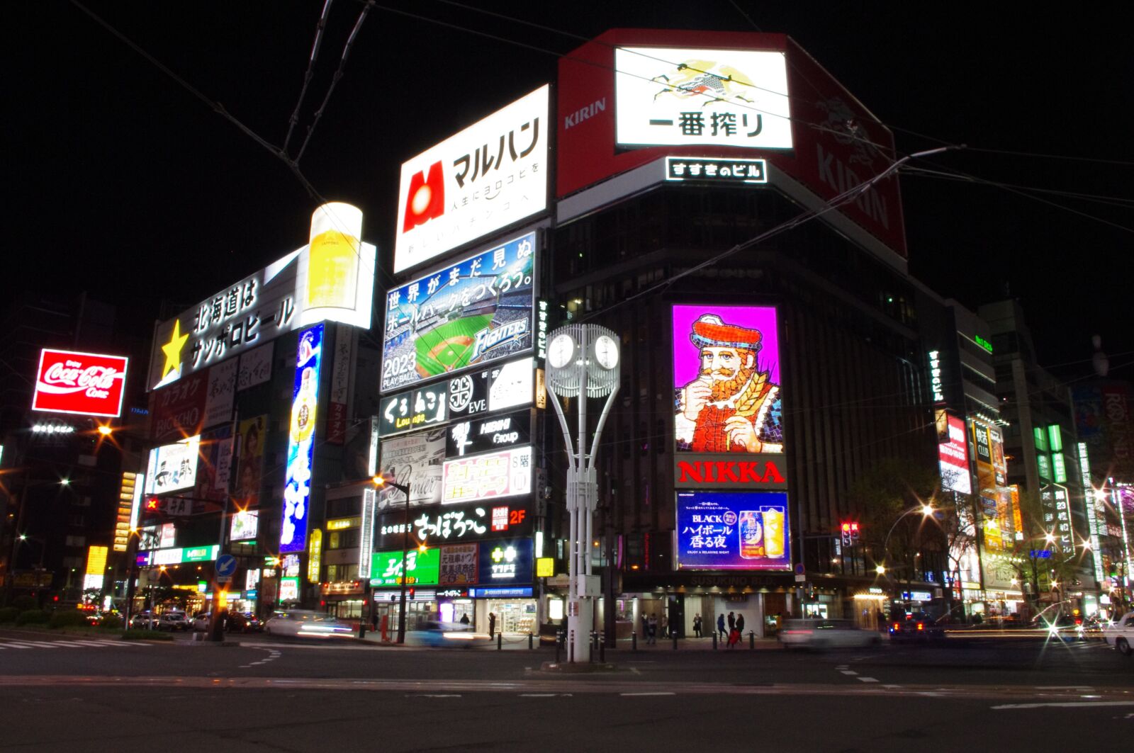 Pentax K-r sample photo. Neon, nightlife, sapporo photography