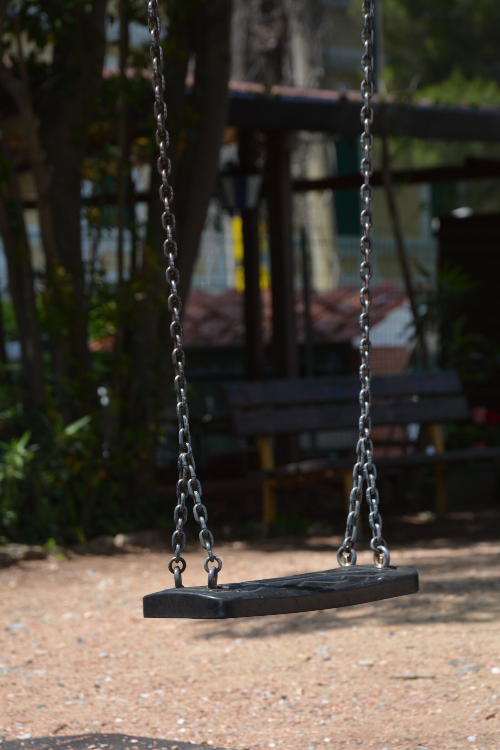 Nikon D7100 sample photo. Swing, playground, children's games photography