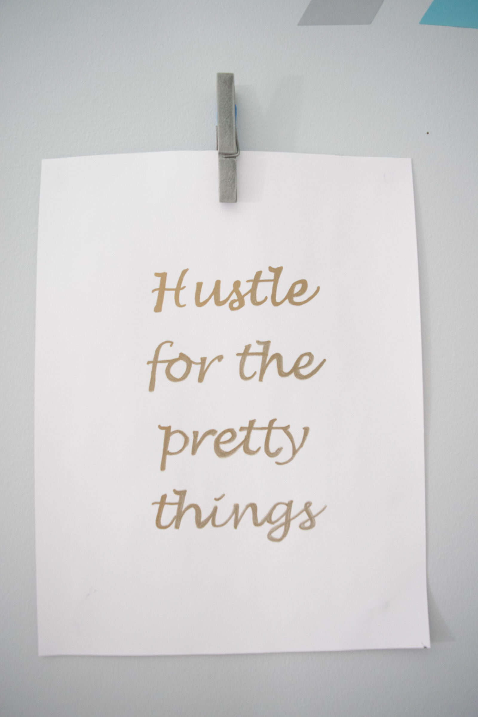 Nikon D3300 sample photo. Gold, letters, hustle, for photography