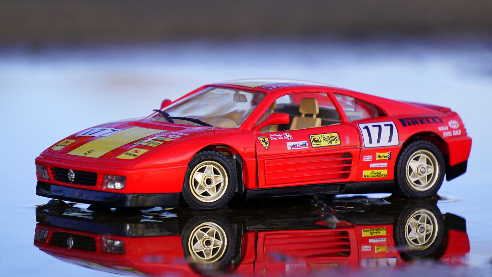 Sony E 55-210mm F4.5-6.3 OSS sample photo. Fast, ferrari, ferrari, 348, italian photography