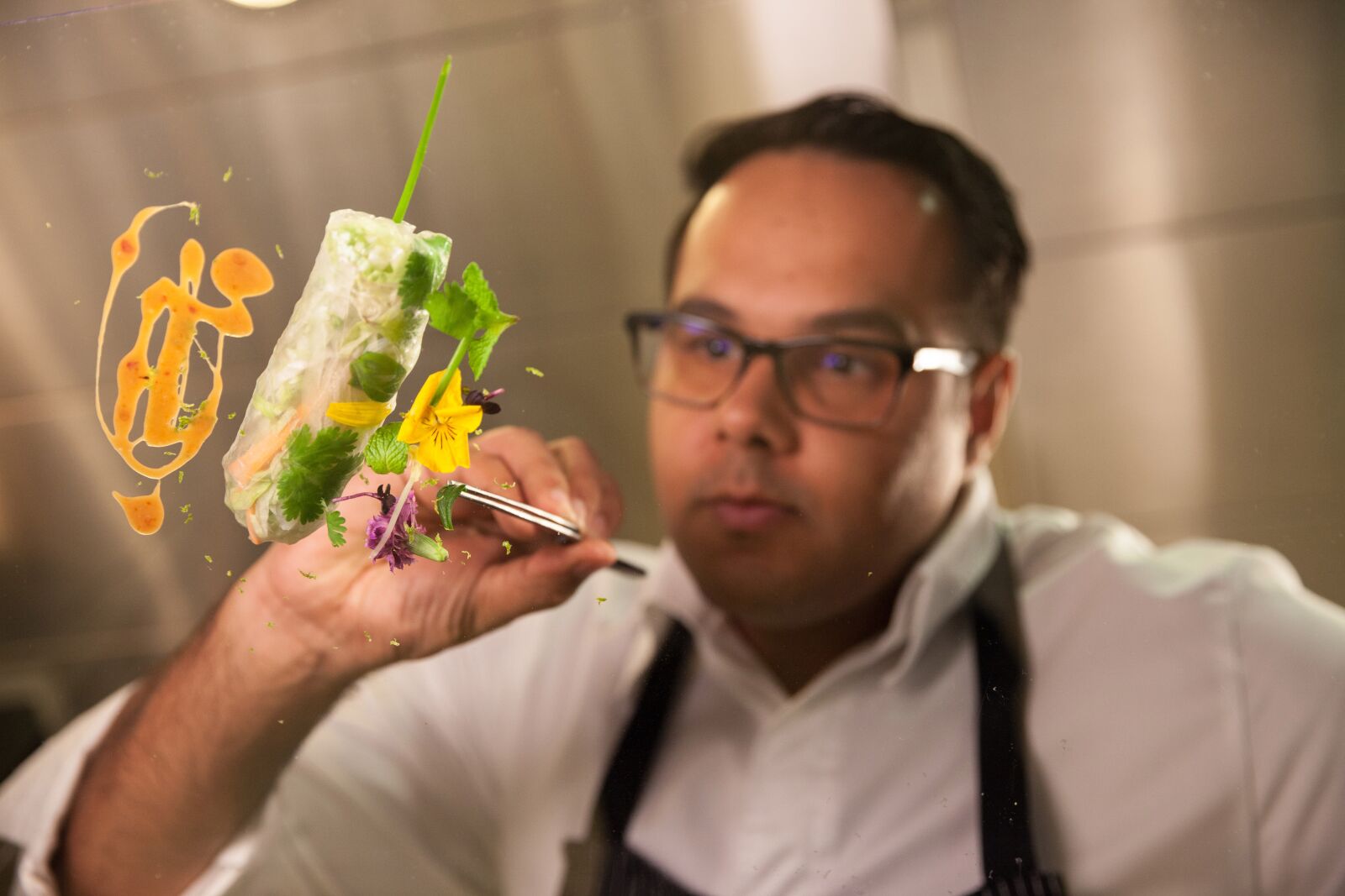 Canon EF 24-70mm F2.8L II USM sample photo. Platting, fine dining, vegan photography