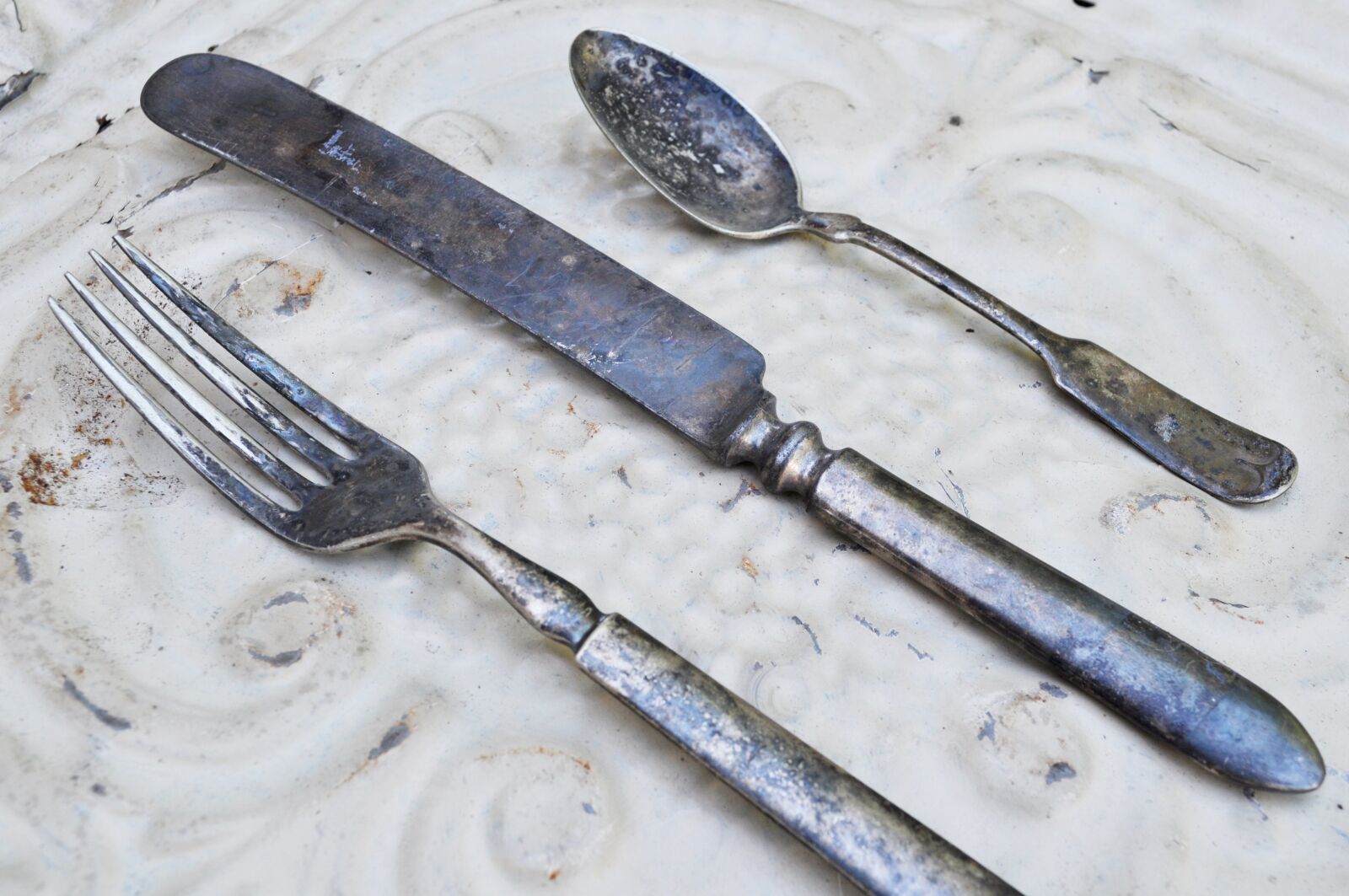 Nikon D5000 sample photo. Vintage, antique, silverware photography
