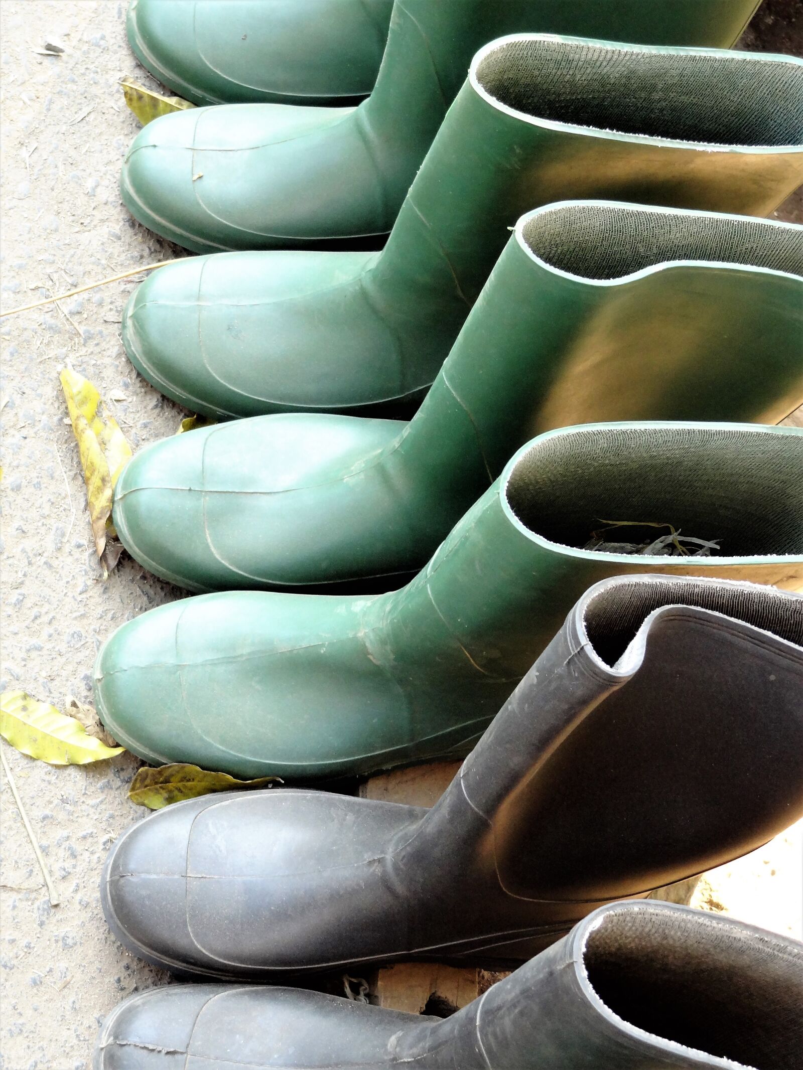 Sony Cyber-shot DSC-HX9V sample photo. Boots, rubber shoes, outdoor photography