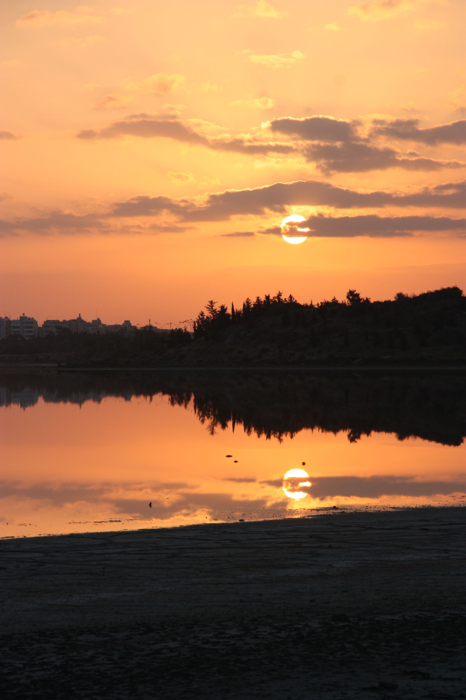 Canon EOS 450D (EOS Rebel XSi / EOS Kiss X2) sample photo. Sunset, upside down, two photography